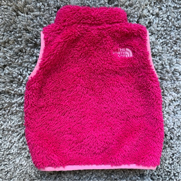 North Face Baby or Toddler Fluffy Fleece Vest - Picture 3 of 7